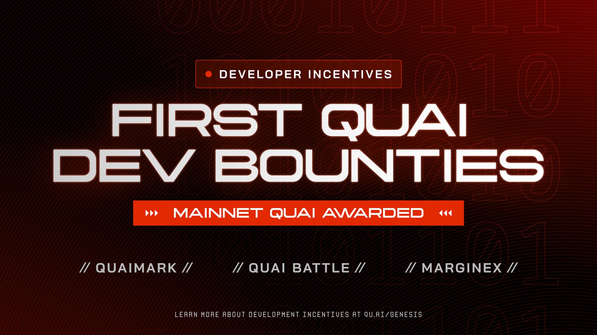 First Quai Developer Bounties Awarded to QuaiMark, QuaiBattle, and MarginEx